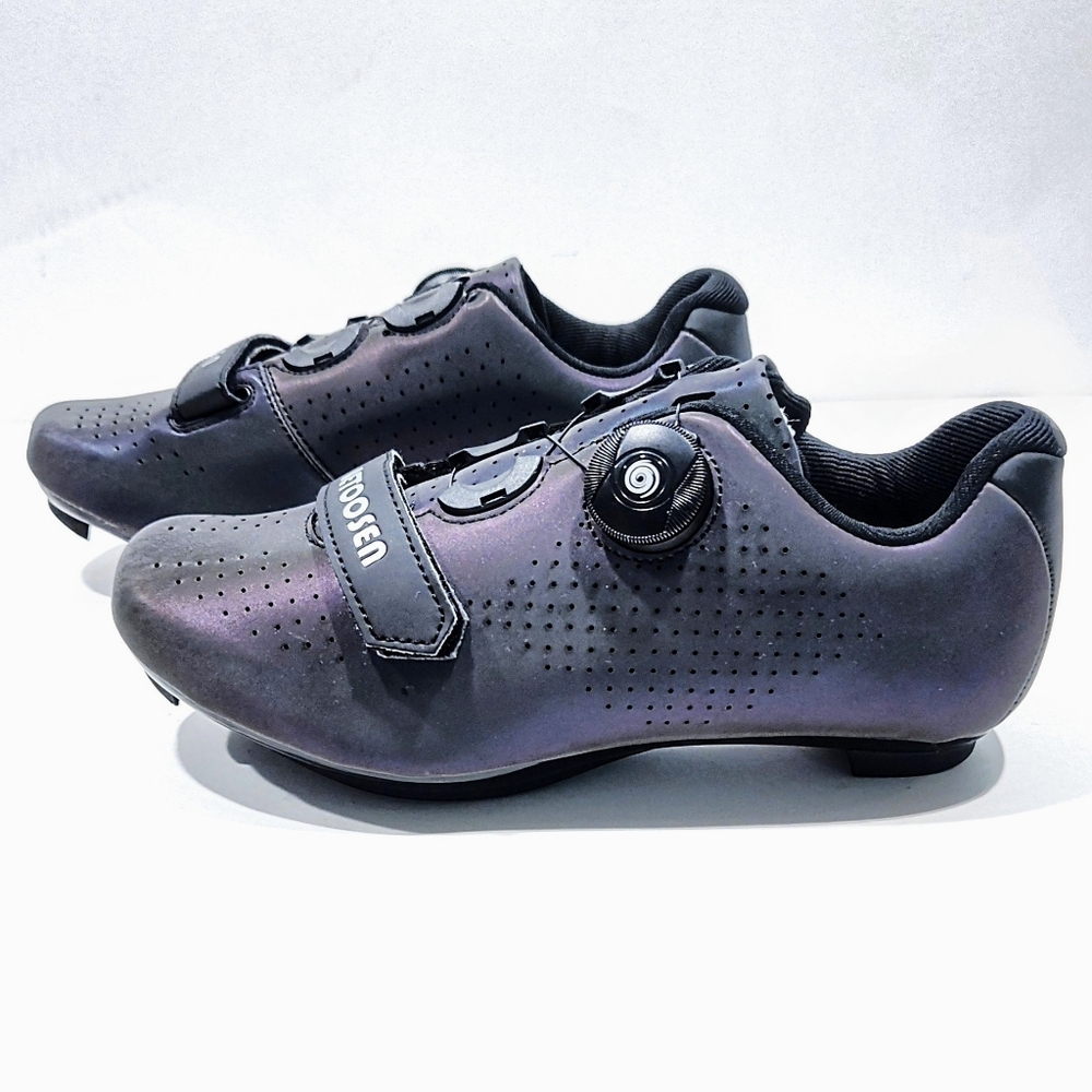 BETOOSEN Cycling Shoes Iridescent Purple SPEED Road Spin Size EU 36 Wmn 5 US - Picture 2 of 11